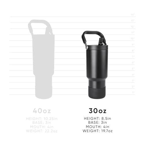 Simple Modern Tumbler with Handle, Water Jug | 30oz | Beige - color: -Almond Birch, size: 30 Ounces