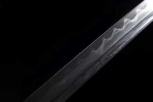 41'' Clay Tempered Folded Steel Tachi Sharp Japanese Samurai Katana Sword Rosewood Scabbard