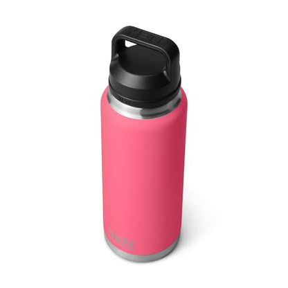 YETI Rambler 36 oz Bottle, Vacuum Insulated, Leakproof, Stainless Steel with Chug Cap - color: Tropical Pink