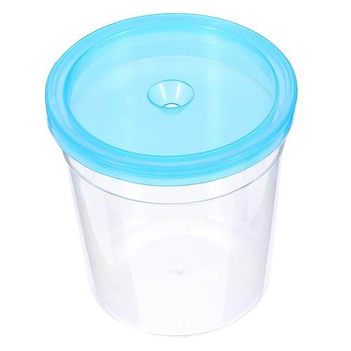 1Pc Mini Reptile Feeding Box Transparent Cup for Turtles Betta Fish Jellyfish for Spiders Pets Practical Design with Breathing for Transporting