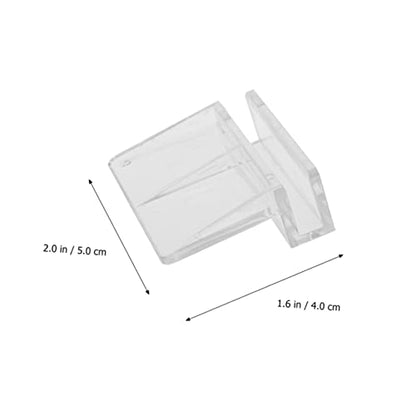 SUPVOX 12Pcs Acrylic Fish Tank Cover Support Bracket Durable Aquarium Rack for Secure Fish Tank Cover Frame Essential Aquarium Accessories