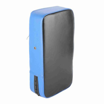 Estink Taekwondo Punching Pads PU Leather Kicking Pad 40 X 20 X 10 Cm with Metal Hole Grip Bar and 5 Cm Elastic Band for Boxing Kick Training Adults and Teens - color: Blue