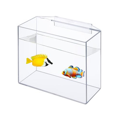 IOAOI Drip Acclimation Container for Fish & Corals – Hanging Acclimation Box for Saltwater & Freshwater Aquariums, Large