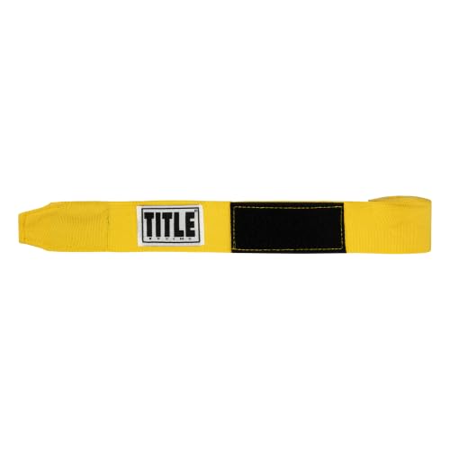 Title Boxing Elastic Mexican Hand Wrap, Gold, 180"
