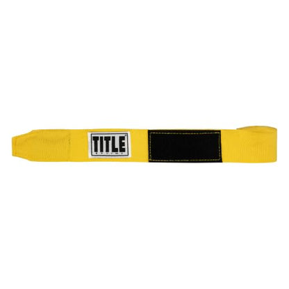Title Boxing Elastic Mexican Hand Wrap, Gold, 180"