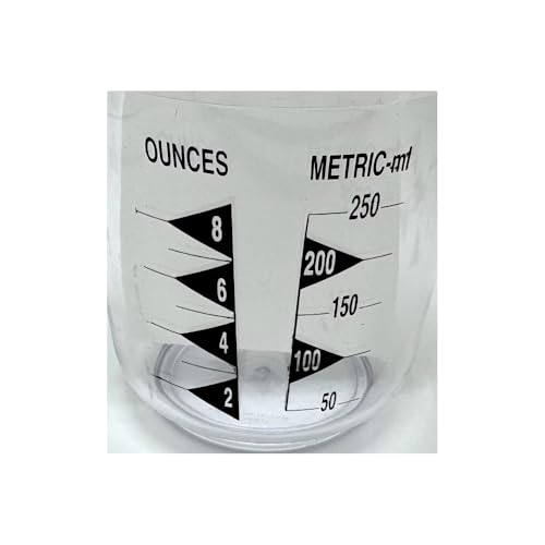Rocky Mountain Goods 1 Cup Plastic Measuring Cup with Handle - Durable - Easy to Read - US and Metric - Dishwasher Safe - Great for Liquid, Rice, Coffee, Dog Food, Soap, Oil, and More