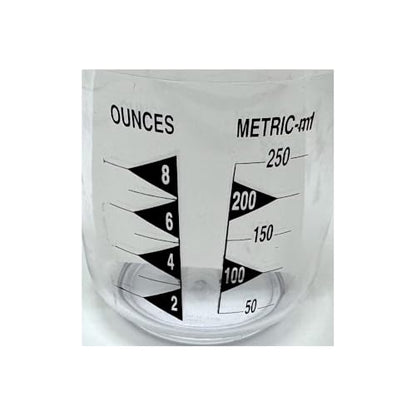 Rocky Mountain Goods 1 Cup Plastic Measuring Cup with Handle - Durable - Easy to Read - US and Metric - Dishwasher Safe - Great for Liquid, Rice, Coffee, Dog Food, Soap, Oil, and More
