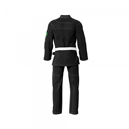 Ultimate - Brazilian Jiu Jitsu Gi - Inner Sublimation of Brazil Flag - size: A2