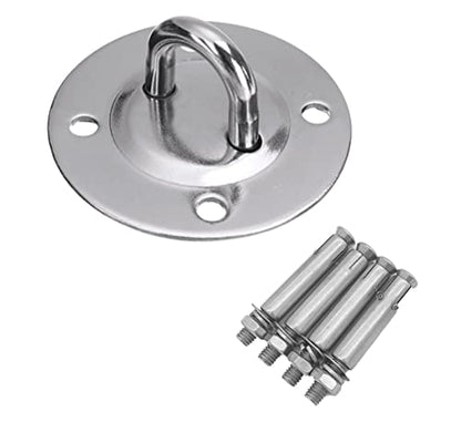 Eye Ceiling Hook Swing Hangers 700LB Capacity for Punching Bags Hanging Chair Hammocks Swing Trapeze Yoga (90mm Diameter) - size: Ceiling Hook - 90MM Diameter