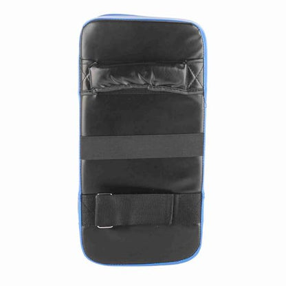 Taekwondo Kicking Strike Pad | Handheld Punching Target for Boxing/Martial Arts Training | High - Strength Nylon Rope Sealing | PU Leather & Foam Padding | 40x20x10cm (Blue)