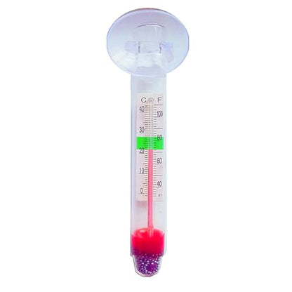 Fish Aquarium Liquid-in-Glass Thermometer Type Cane-shape Thermometer Temperature Meter, Little fat waterproo - size: Little fat waterproo