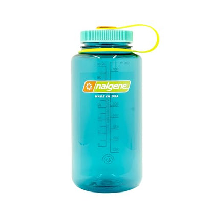 Nalgene 32 oz Wide Mouth Water Bottle, Cerulean - color: Cerulean, size: 32 Ounces
