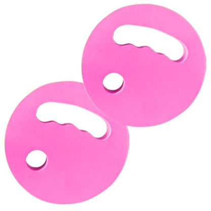 Water Exercise Discs Ergonomic Grip Aqua Exercise Equipment | Swim Aerobic Fitness Disc for Women Adults Youth Teens Beginners Pool Fitness Exercise Training Workout - color: Pink