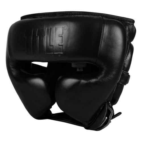 Title Boxing Pro Sparring Headgear - color: Black, size: Large