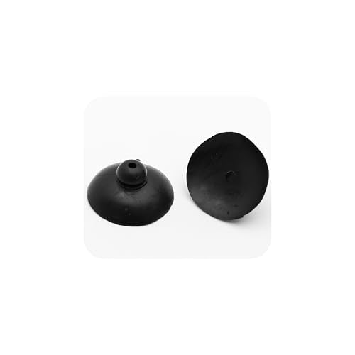 16PCS 28mm Dia Black Aquarium Suction Cup Clips, Soft Rubber Fish Tank Attachments for Pump Lines, Overhead Tube Organization and Aeration Setup