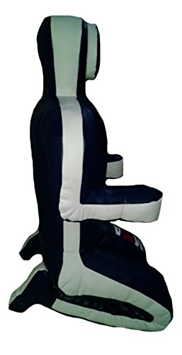 Bestzo MMA Jiu Jitsu Judo Punching Bag Grappling Dummy Sitting Position Blue-Unfilled - color: Canvas Blue, size: 70 inches (6 ft)