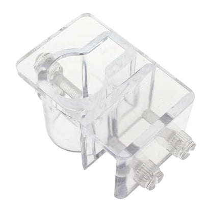 TAODAN 2PCS Acrylic Aquarium Hose Retention Bracket 57x40x35mm Fish Tank Hose Fixing Clamp for Securing Pump Pipe
