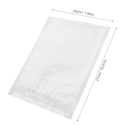 BESTonZON 100pcs Transparent Fish Packing Bags 10.61 x 7.86" inch Oxygen Filling Sealable Bags Leakproof Shipping Pouches for Live Fish Fry Transport - size: 27.00X20.00X0.10CM