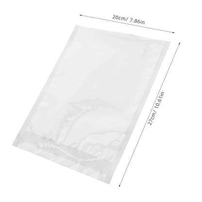 BESTonZON 100pcs Transparent Fish Packing Bags 10.61 x 7.86" inch Oxygen Filling Sealable Bags Leakproof Shipping Pouches for Live Fish Fry Transport - size: 27.00X20.00X0.10CM