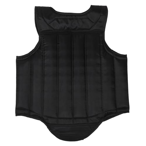 Black Portable Chest Protector Guard for Training and Boxing Games