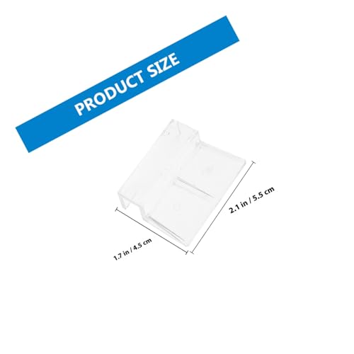 4pcs Sturdy Acrylic Fish Tank Lid Support Holders for Easy Installation Suitable for Aquariums and Turtle Tanks Great Fish Accessory for Heat Preservation