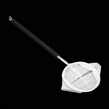 Mini Fishing Net, 20‑57.5cm Expandable Pole Mini Baby Brine Shrimp Net, Portable Aquarium Fish Nets for Aquarium Tank, with Hanging Hook