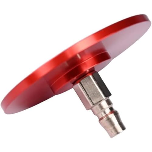 Vac-U-Lock Suction Cup Adapter Quick Connect Device Accessories for Cupping Machine Durable Aluminum 3.94 Inch Strong Suction Cups Compatible with Vac U Lock Systems Replacement Parts (Red) - color: Red