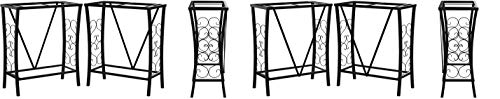 Aquatic Fundamentals Metal Aquarium Stand (20 Gallon, Black) - color: Black, size: 20 Gallon