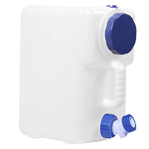 4 Gallon/15L Water Container with Spigot, Portable BPA Free Water Jug, Multifunction Water Tank for Camping Outdoor Hiking Picnic Supplies, Emergency Stroage - size: 4 gal