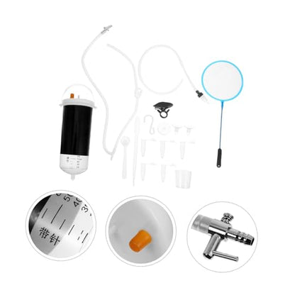 Shrimp Hatchery Incubator Kit Easy Assembly Lightweight Portable Brine Shrimp Egg Hatching Breeding Supply Tool for Aquarium Fish Fry Survival Improvement