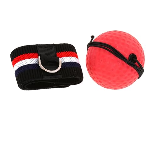 Boxing Punch Exercise Ball Headband Equipment Reflex Speed Training Lightweight Portable - size: E305-H04