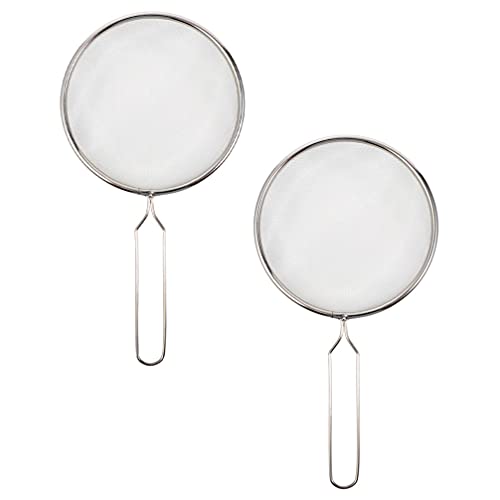 STOBOK 2pcs Pet Sand Shovel Reptile Sand Scoop Mesh Skimmer Scooper Pet Poo Shovel Kitchen Strainer Cat Litter Scoop Mesh Strainer Premium Sand Shovel Climbing Pet Barbed Wire Fine Mesh