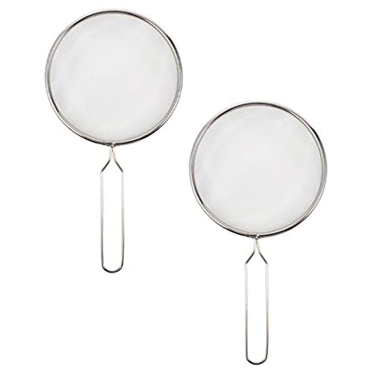 STOBOK 2pcs Pet Sand Shovel Reptile Sand Scoop Mesh Skimmer Scooper Pet Poo Shovel Kitchen Strainer Cat Litter Scoop Mesh Strainer Premium Sand Shovel Climbing Pet Barbed Wire Fine Mesh