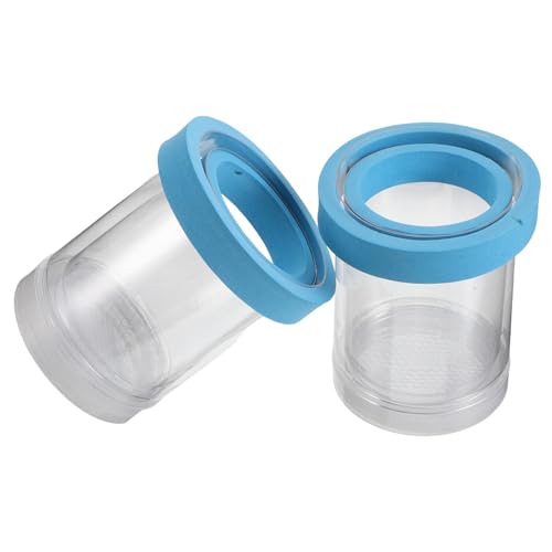 Toddmomy 2pcs Fish Isolation Box for Aquarium Breeding Plastic Floating Fish Breeding Box with Suction Cups