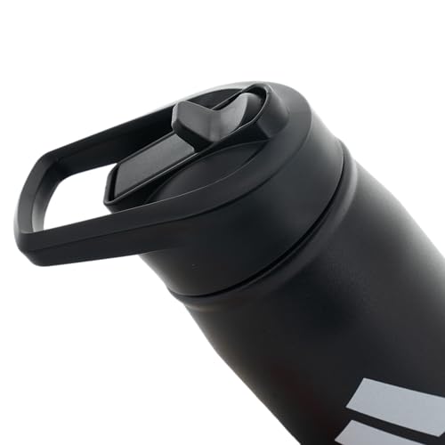 adidas Straw Lid Metal Water Bottle 600 mL - color: Black/White/Black/M/2