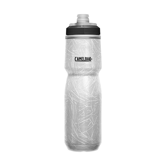 CamelBak Podium Ice Water Bottle 21oz, Black | Maximum Cold Retention for Hot Rides, Effortless Squeeze Hydration, Secure Fit in Bike Cages, Clean Taste, Every Sip