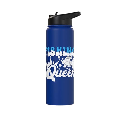 Aquarium Fish Tank Fish Queen Crown Hobby Stainless Steel Insulated Water Bottle