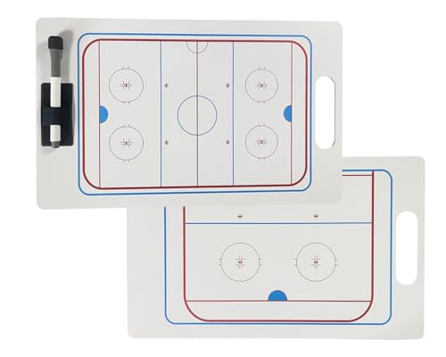 Hockey whiteboard for Coach,Hockey Coaching Board,Double-Sided Hockey Dry Erase Board for Coaches