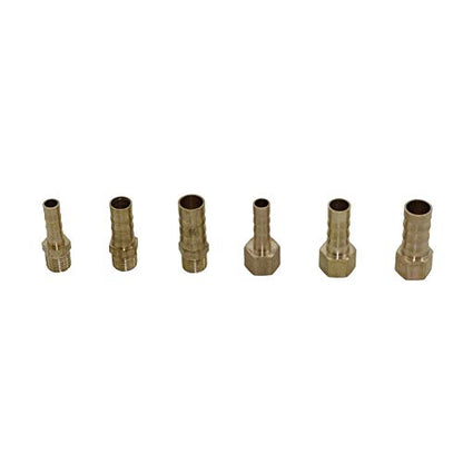Spray Water Connection Brass 1/8" Female/Male Thread To 6/8/10mm Pagoda Connector Aquarium Adapter Water Hose Connector Gas Soft Tube (Color : White)