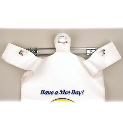 Wall Mount Plastic Grocery Bag Holder/Dispenser - T-Shirt Bag Rack - Includes Screws, 5 Pack - size: 5 Pack