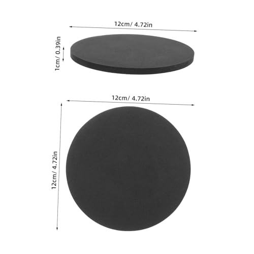 Abaodam Non-Slip Fish Tank Mat Waterproof Shockproof Cushion Pad for Aquarium Bottom Support Micro Landscape Bottles and Reptile Terrariums - size: 12.00X12.00X1.00CM