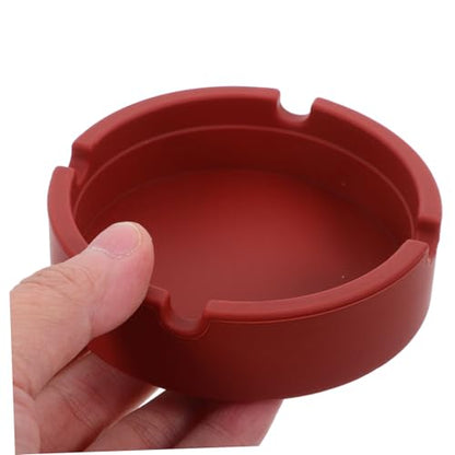 Zerodeko Silicone Wine Bottle Coaster Reusable Non Slip Pad for Elegant Design for Home Bars and Parties Inner - color: Brown