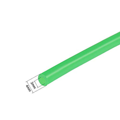 uxcell Silicone Tube, 3/32"(2mm) ID x 5/32"(4mm) OD 10ft Silicone Rubber Tube Air Hose Water Pipe for Pump Transfer Green - color: Green, size: 3/32" x 5/32"