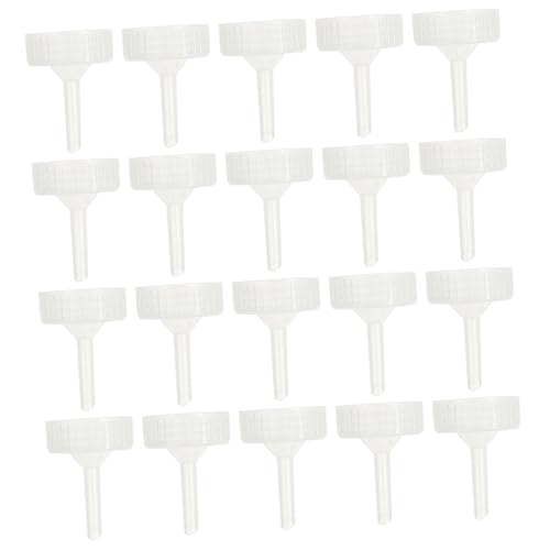 Toddmomy 20pcs Shrimp Hatching Container Caps Aquarium Brine Shrimp Incubator Bottle Covers for Enhanced Survival Rate Easy to Clean and Assemble Safe Material