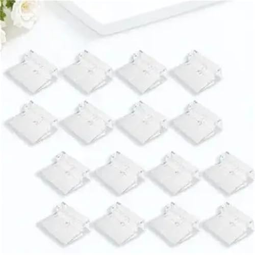 Aquarium lid Clips 16pcs Aquarium Lid Clips 6mm Acrylic Fish Tank Cover Bracket Glass Holder Rimless Top Clips Accessories