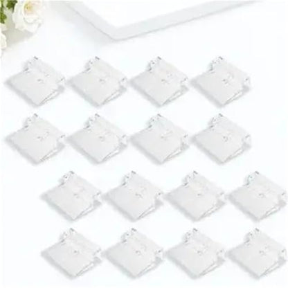 Aquarium lid Clips 16pcs Aquarium Lid Clips 6mm Acrylic Fish Tank Cover Bracket Glass Holder Rimless Top Clips Accessories