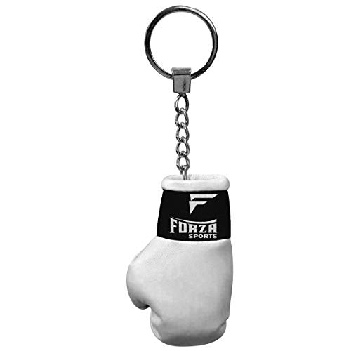 Forza Sports Mini Boxing Glove Keychain - color: White