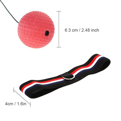 Dioche Boxing Reflex Balls with Adjustable Headband, Multi-Functional Foot Kick Target Speed Punching Pad for Speed and Hand Eye Coordination Training, Boxing