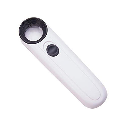 Othmro 1Pcs Magnifier 4X Magnifying Glass Handheld Magnifying Tool with Plastic Handle Lens Diameter 21mm - color: 4x 21mm