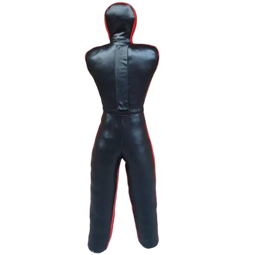 Boxing Dummy Wrestling Dummy for Kids Punching Dummy Judo Grappling Dummy Unfilled PU Leather for Karate Home Exercise